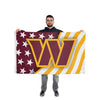 Washington Commanders NFL Americana Horizontal Flag