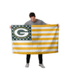 Green Bay Packers NFL American Stars Horizontal Flag