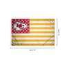 Kansas City Chiefs NFL American Stars Horizontal Flag