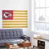 Kansas City Chiefs NFL American Stars Horizontal Flag