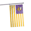 Minnesota Vikings NFL American Stars Horizontal Flag