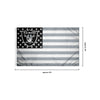 Las Vegas Raiders NFL American Stars Horizontal Flag