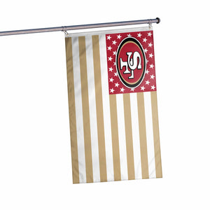 San Francisco 49ers NFL American Stars Horizontal Flag