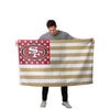 San Francisco 49ers NFL American Stars Horizontal Flag