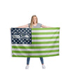 Seattle Seahawks NFL American Stars Horizontal Flag