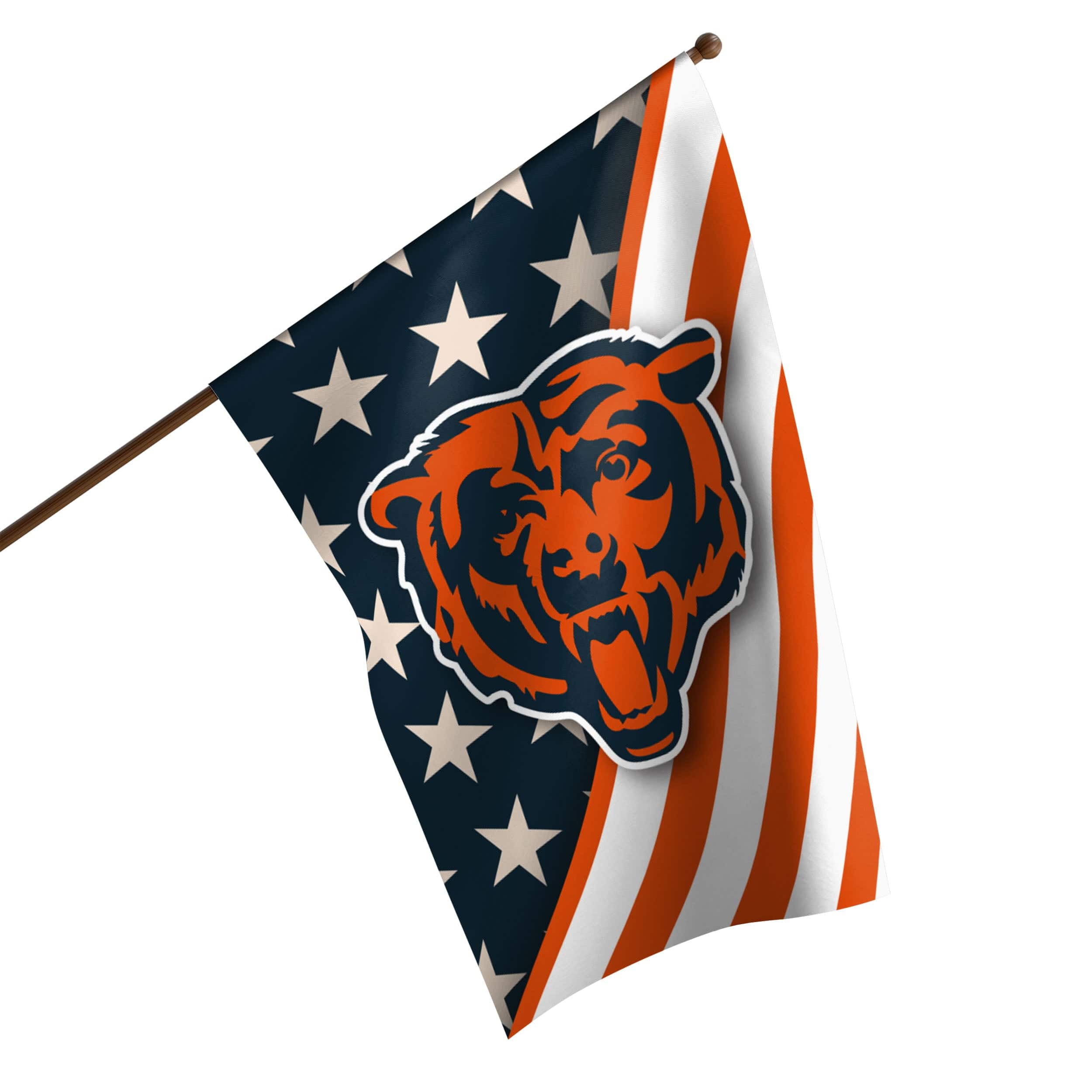 Chicago Bears 27 x 37 Vertical Flag