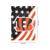 Cincinnati Bengals NFL Americana Vertical Flag