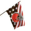 Cleveland Browns NFL Americana Vertical Flag