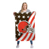 Cleveland Browns NFL Americana Vertical Flag