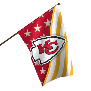 Kansas City Chiefs NFL Americana Vertical Flag