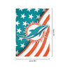 Miami Dolphins NFL Americana Vertical Flag