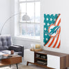 Miami Dolphins NFL Americana Vertical Flag