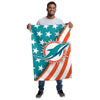 Miami Dolphins NFL Americana Vertical Flag