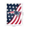 New England Patriots NFL Americana Vertical Flag