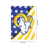 Los Angeles Rams NFL Americana Vertical Flag