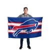 Buffalo Bills NFL Big Logo Team Stripe Horizontal Flag