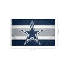 Dallas Cowboys NFL Big Logo Team Stripe Horizontal Flag