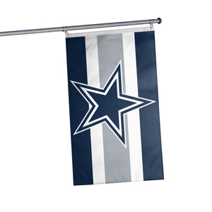 Dallas Cowboys NFL Big Logo Team Stripe Horizontal Flag