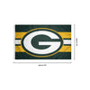 Green Bay Packers NFL Big Logo Team Stripe Horizontal Flag