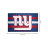 New York Giants NFL Big Logo Team Stripe Horizontal Flag