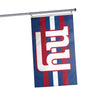 New York Giants NFL Big Logo Team Stripe Horizontal Flag