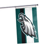 Philadelphia Eagles NFL Big Logo Team Stripe Horizontal Flag