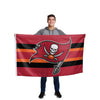 Tampa Bay Buccaneers NFL Big Logo Team Stripe Horizontal Flag