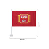 Kansas City Chiefs NFL Super Bowl LVII Champions 2 Pack Car Flag