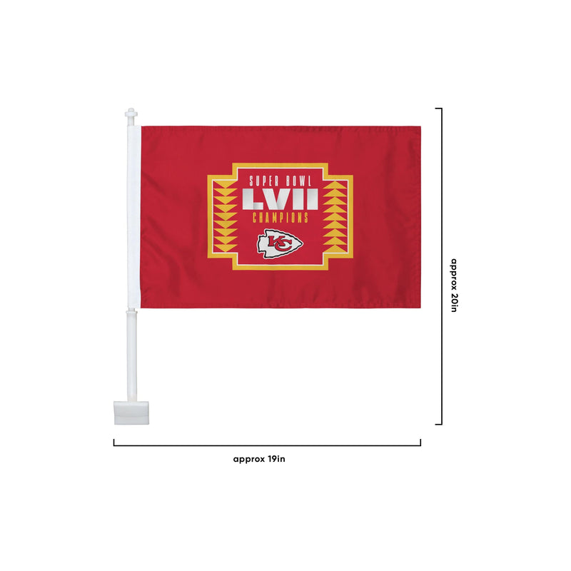 Kansas City Chiefs Super Bowl LVII Champions flags on sale