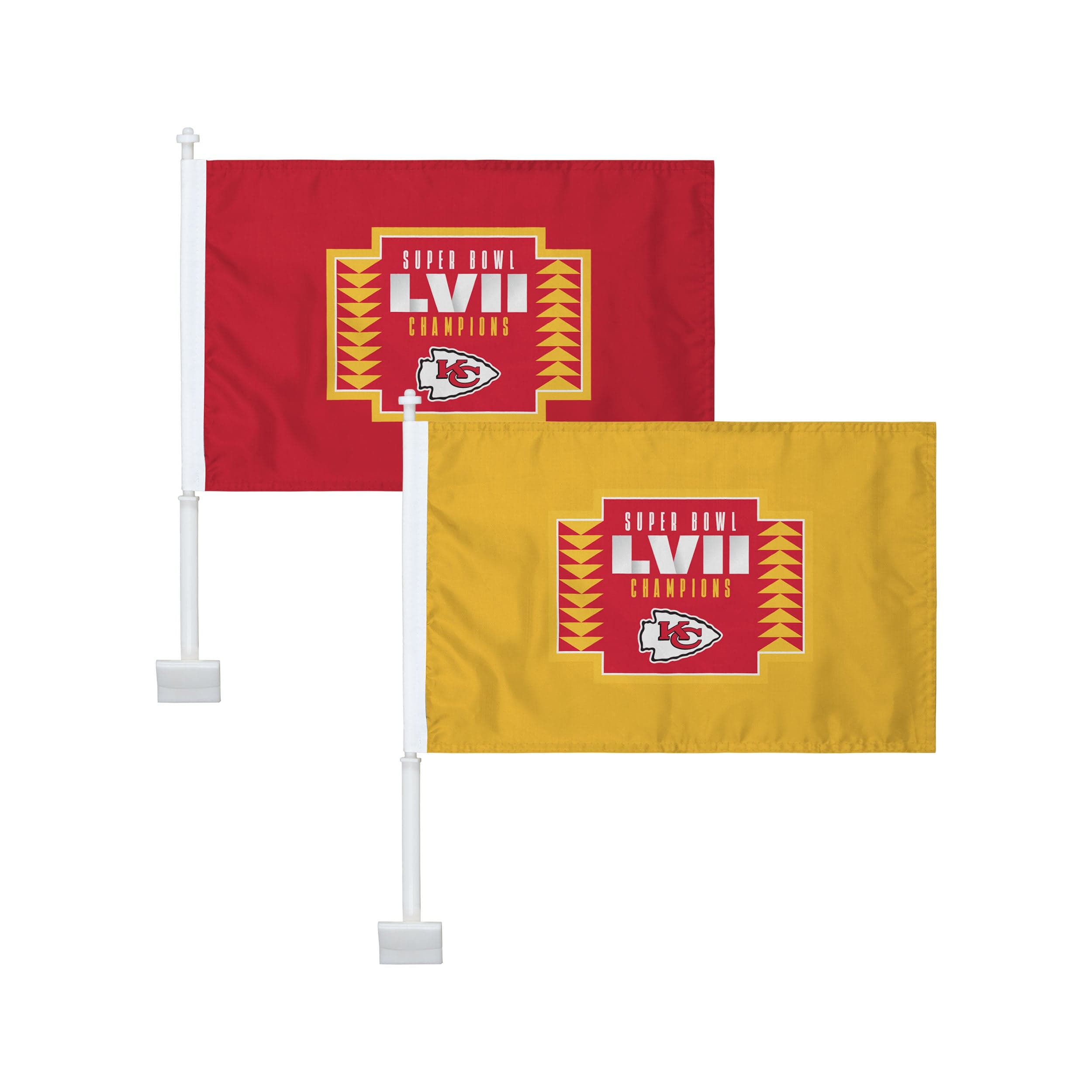 Officially Licensed NFL Kansas City Chiefs Double-Sided Car Flag