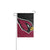 Arizona Cardinals NFL Colorblock Helmet Garden Flag