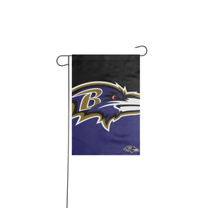 Baltimore Ravens NFL Colorblock Helmet Garden Flag