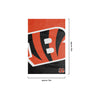 Cincinnati Bengals NFL Colorblock Helmet Garden Flag