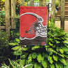 Cleveland Browns NFL Colorblock Helmet Garden Flag