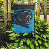 Carolina Panthers NFL Colorblock Helmet Garden Flag