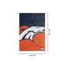 Denver Broncos NFL Colorblock Helmet Garden Flag