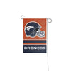 Denver Broncos NFL Colorblock Helmet Garden Flag