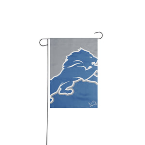 Detroit Lions NFL Colorblock Helmet Garden Flag