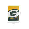 Green Bay Packers NFL Colorblock Helmet Garden Flag
