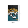 Jacksonville Jaguars NFL Colorblock Helmet Garden Flag