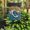 Jacksonville Jaguars NFL Colorblock Helmet Garden Flag
