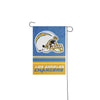 Los Angeles Chargers NFL Colorblock Helmet Garden Flag