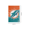 Miami Dolphins NFL Colorblock Helmet Garden Flag