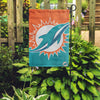 Miami Dolphins NFL Colorblock Helmet Garden Flag