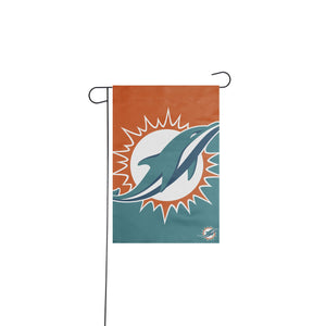 Miami Dolphins NFL Colorblock Helmet Garden Flag