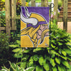 Minnesota Vikings NFL Colorblock Helmet Garden Flag