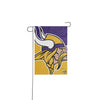 Minnesota Vikings NFL Colorblock Helmet Garden Flag