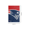 New England Patriots NFL Colorblock Helmet Garden Flag