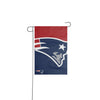 New England Patriots NFL Colorblock Helmet Garden Flag