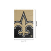 New Orleans Saints NFL Colorblock Helmet Garden Flag